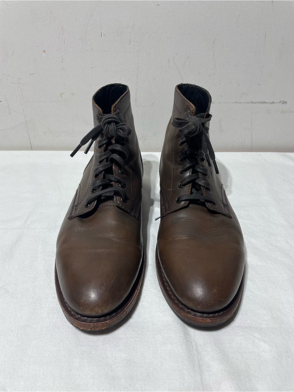 Thursday Boot Co Everyday Service Boots Mens 10 Brown Leather Goodyear Welt - Picture 2 of 14